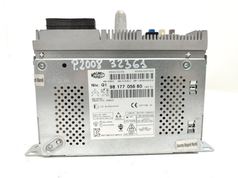 Recambio de sistema navegacion gps para peugeot 2008 (--.2013) allure referencia OEM IAM 9817705680  