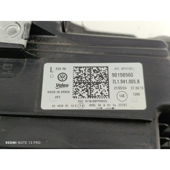 Recambio de faro izquierdo para volkswagen t6.1 caravelle (sh) caravelle trendline fwd referencia OEM IAM 7L1941005B  