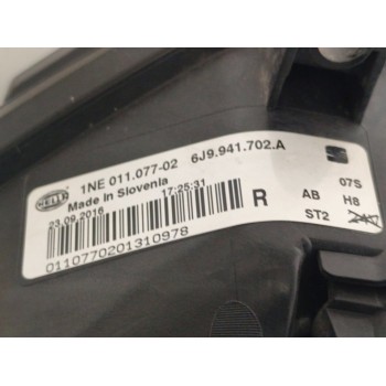 Recambio de faro antiniebla derecho para seat ibiza (6p1) reference referencia OEM IAM 6J9941702A  