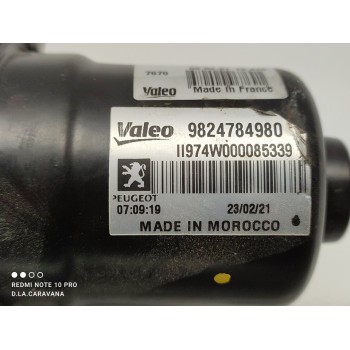 Recambio de motor limpia delantero para opel corsa f edition referencia OEM IAM 9824784980  
