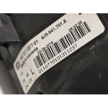 Recambio de faro antiniebla izquierdo para seat ibiza (6p1) reference referencia OEM IAM 6J9941701A  