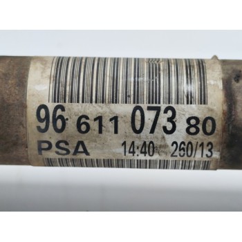 Recambio de transmision delantera izquierda para peugeot 208 allure referencia OEM IAM 9661107380  