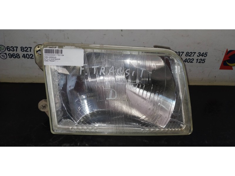 Recambio de faro derecho para ford transit referencia OEM IAM   