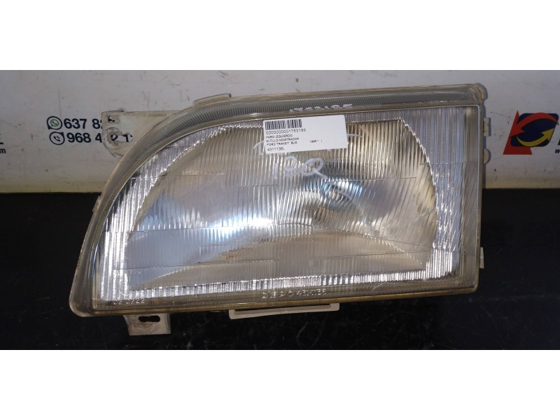 Recambio de faro izquierdo para ford transit bus 1995 referencia OEM IAM 4311136L  