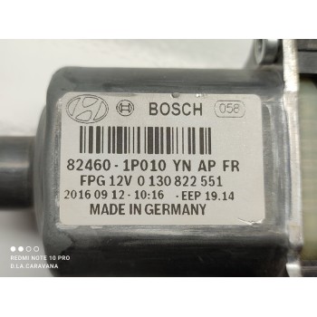 Recambio de motor elevalunas delantero derecho para hyundai ix20 gls comfort referencia OEM IAM 824601P010  