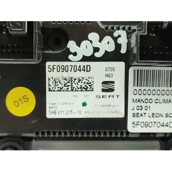 Recambio de mando climatizador para seat leon sc (5f5) fr referencia OEM IAM 5F0907044D  