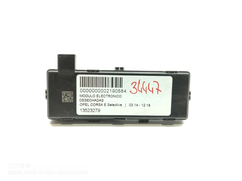 Recambio de modulo electronico para opel corsa e selective referencia OEM IAM 13523279  