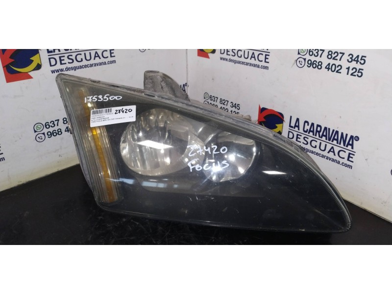 Recambio de faro derecho para ford focus berlina (cap) ambiente (d) referencia OEM IAM   