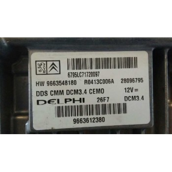 Recambio de centralita motor uce para peugeot 407 st confort referencia OEM IAM 9663612380  