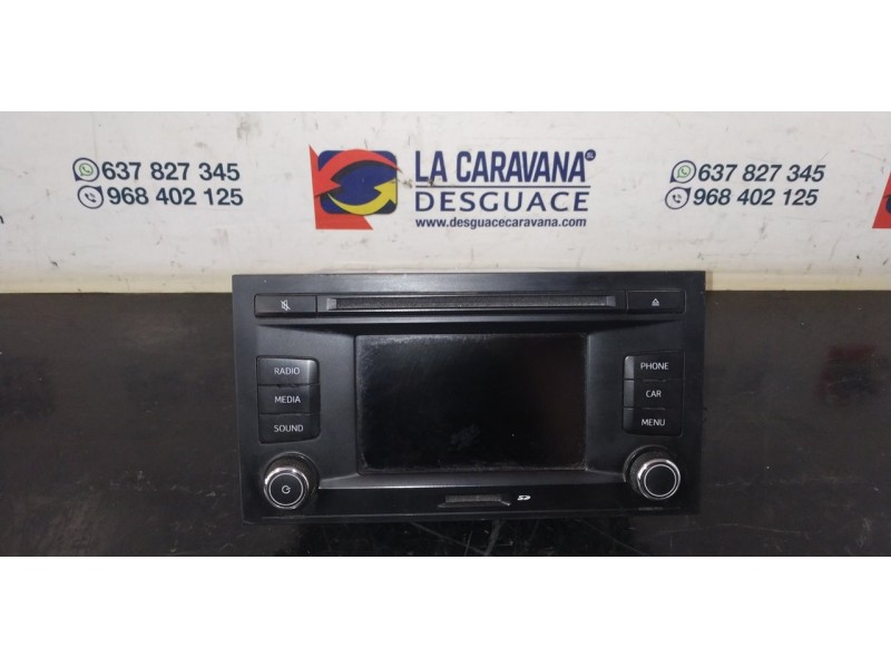 Recambio de sistema audio / radio cd para seat leon sc (5f5) fr referencia OEM IAM 5F0035869A  