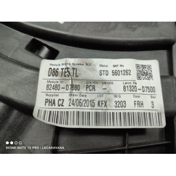 Recambio de elevalunas delantero derecho para hyundai tucson classic blue referencia OEM IAM 82480D7880  