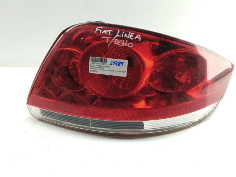 Recambio de piloto trasero derecho para fiat linea (110) activa (110.0/111.0) referencia OEM IAM 51753752  