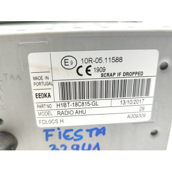 Recambio de sistema audio / radio cd para ford fiesta (ce1) active referencia OEM IAM H1BT18C815GL  