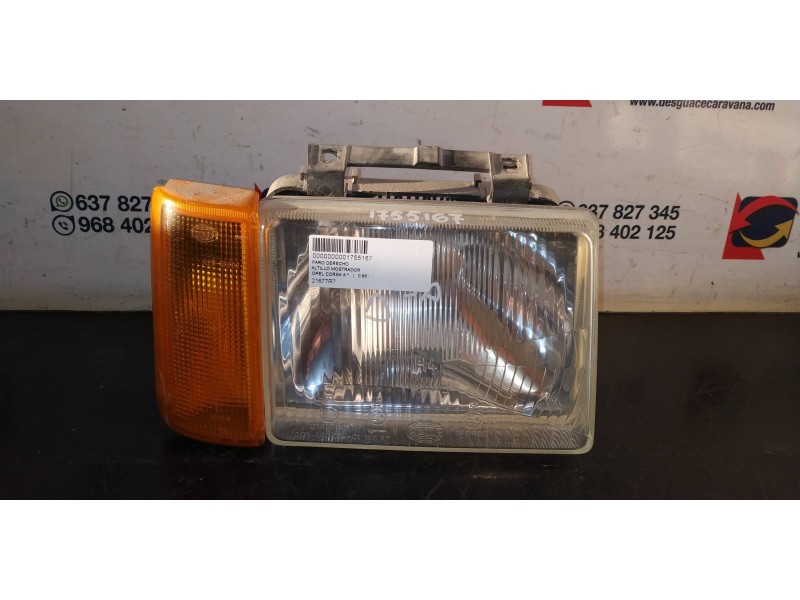 Recambio de faro derecho para opel corsa a referencia OEM IAM 21677R7  