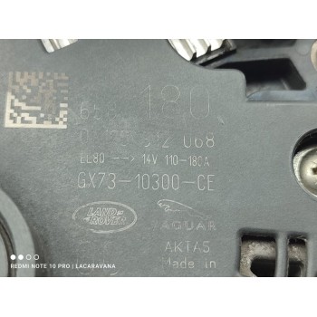 Recambio de alternador para land rover discovery sport se referencia OEM IAM GX7310300CE  