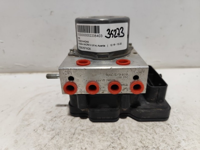 Recambio de abs para nissan micra v (k14) acenta referencia OEM IAM 476605FA0A  