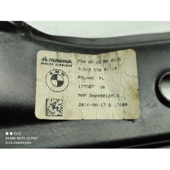 Recambio de elevalunas trasero derecho para bmw serie 1 lim. 5-trg. (f20) 116d referencia OEM IAM 7242556  