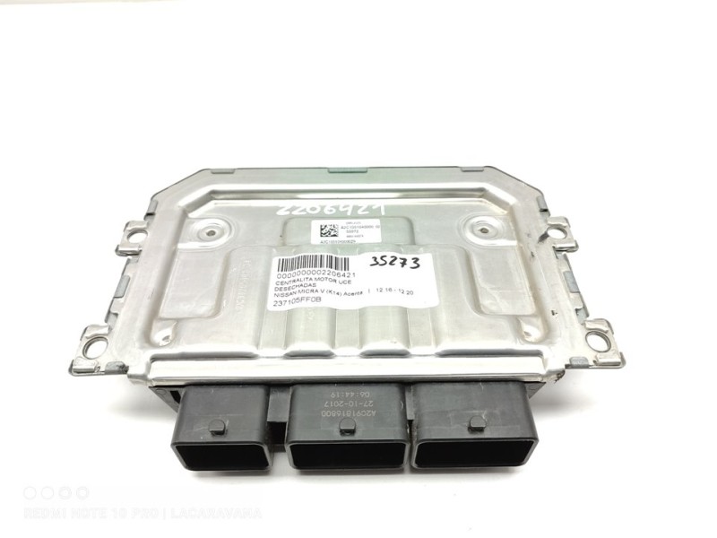 Recambio de centralita motor uce para nissan micra v (k14) acenta referencia OEM IAM 237105FF0B  