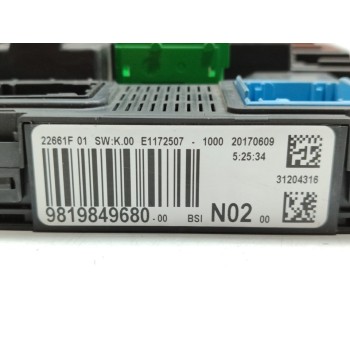 Recambio de modulo electronico para citroën c4 cactus business referencia OEM IAM 9819849680  