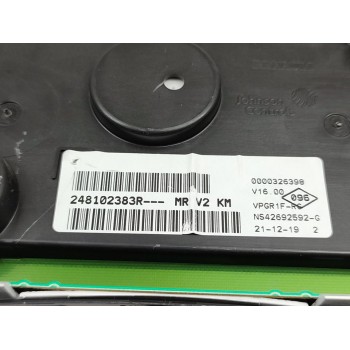 Recambio de cuadro instrumentos para dacia sandero basis referencia OEM IAM 348102383R  