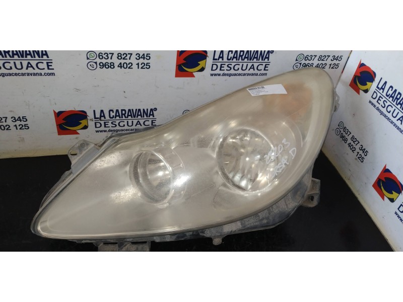 Recambio de faro izquierdo para opel corsa d referencia OEM IAM 13186381  