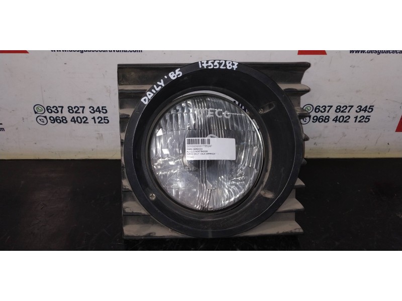 Recambio de faro derecho para iveco daily caja cerrada referencia OEM IAM 15960  