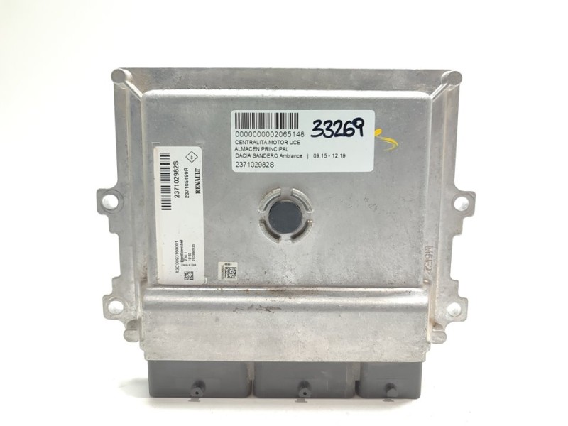 Recambio de centralita motor uce para dacia sandero ambiance referencia OEM IAM 237102982S  