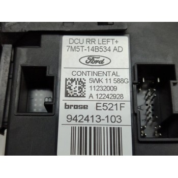 Recambio de motor elevalunas trasero izquierdo para ford kuga (cbv) trend referencia OEM IAM 7M5T14B534AD  