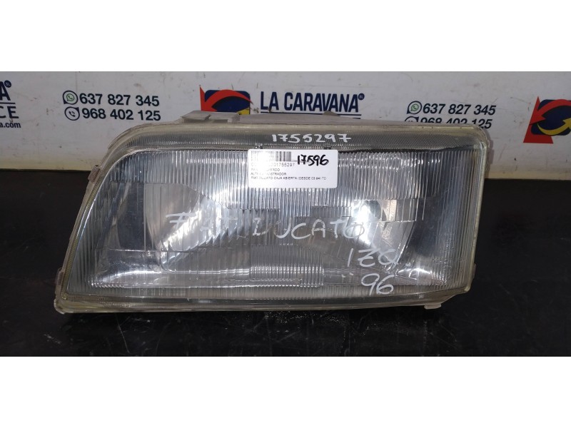 Recambio de faro izquierdo para fiat ducato caja abierta (desde 03.94) td   batalla 2850 referencia OEM IAM   