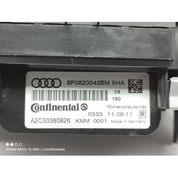 Recambio de mando climatizador para audi a3 (8p) 1.6 limited edition referencia OEM IAM 8P0820043BM  