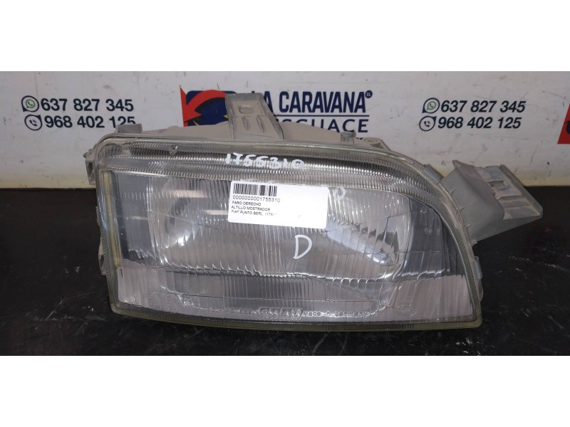Recambio de faro derecho para fiat punto berl. (176) referencia OEM IAM   