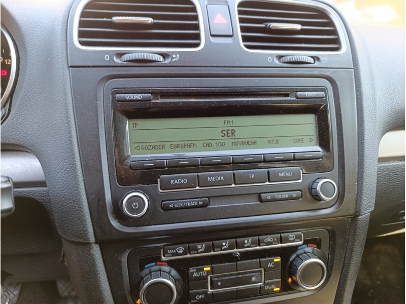 Recambio de sistema audio / radio cd para volkswagen golf vi (5k1) advance referencia OEM IAM   