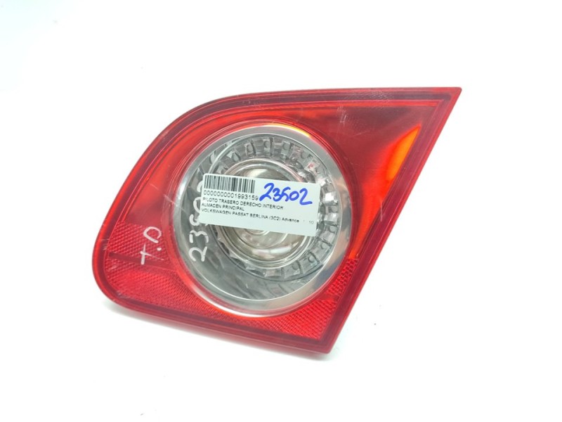 Recambio de piloto trasero derecho interior para volkswagen passat berlina (3c2) advance referencia OEM IAM   