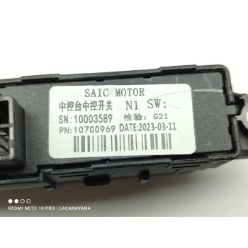Recambio de interruptor para mg zs comfort referencia OEM IAM 10700969  