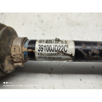 Recambio de transmision delantera derecha para nissan qashqai (j10) acenta referencia OEM IAM 39100JD22C  