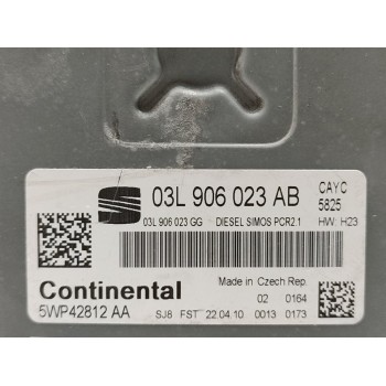 Recambio de centralita motor uce para seat leon (1p1) reference referencia OEM IAM 03L906023AB  