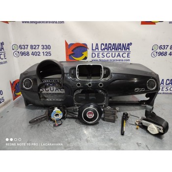 Recambio de kit airbag para fiat 500 cabrio (150) pop referencia OEM IAM 735763512  