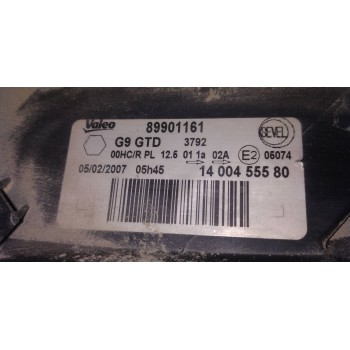 Recambio de faro izquierdo para fiat scudo furgón (272) referencia OEM IAM 89901161  