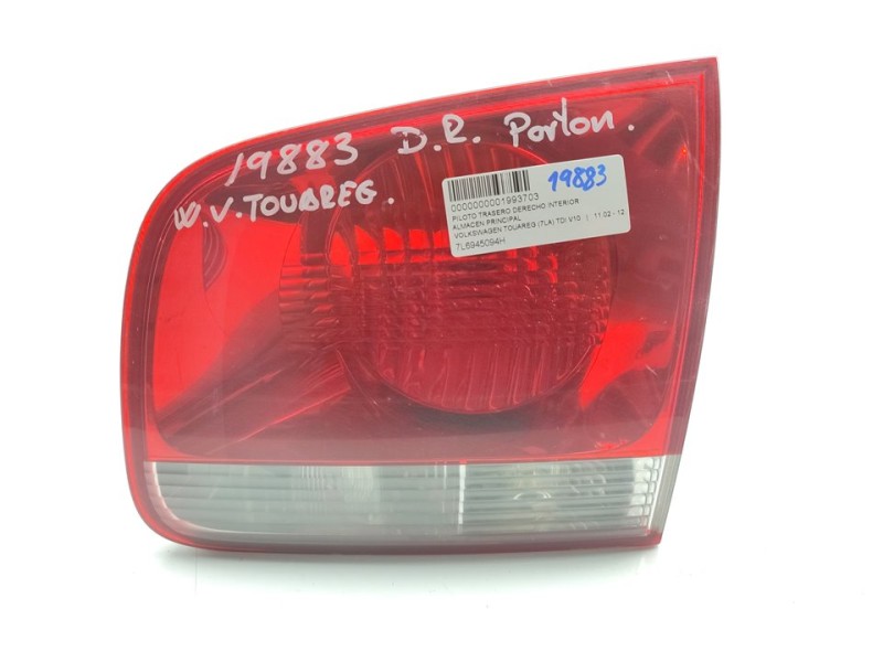 Recambio de piloto trasero derecho interior para volkswagen touareg (7la) tdi v10 referencia OEM IAM 7L6945094H  