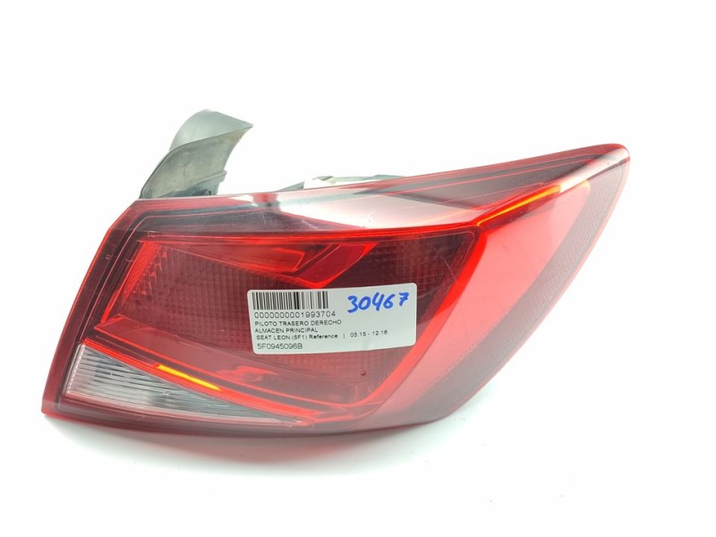 Recambio de piloto trasero derecho para seat leon (5f1) reference referencia OEM IAM 5F0945096B  