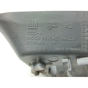 Recambio de maneta interior trasera izquierda para opel astra j lim. cosmo referencia OEM IAM 13577263  
