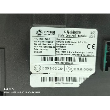 Recambio de modulo electronico para mg zs comfort referencia OEM IAM 11461842  