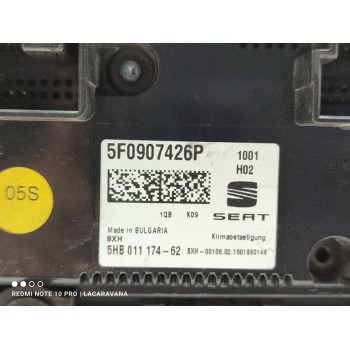 Recambio de mando calefaccion / aire acondicionado para seat leon (5f1) reference referencia OEM IAM 5F0907426P  