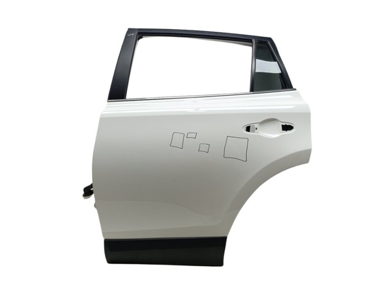 Recambio de puerta trasera izquierda para toyota rav 4 advance hybrid referencia OEM IAM 6700442180  
