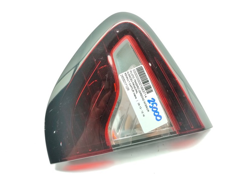 Recambio de piloto trasero derecho interior para renault captur intens referencia OEM IAM 265501712R  