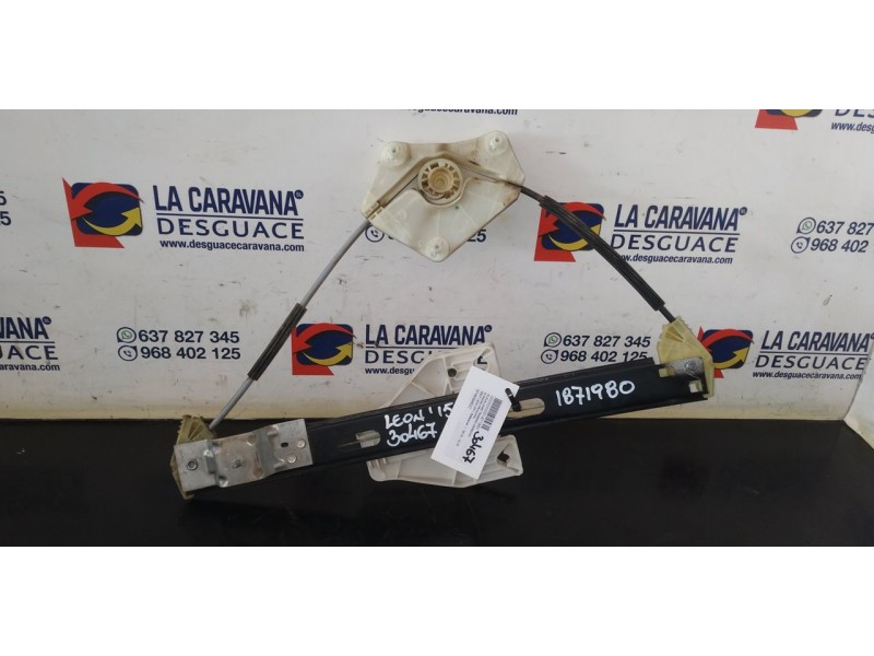 Recambio de elevalunas trasero derecho para seat leon (5f1) reference referencia OEM IAM 5F4839462C  