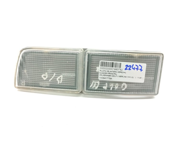Recambio de piloto delantero derecho para volkswagen golf iii berlina (1h1) cl referencia OEM IAM 1H0941778A  