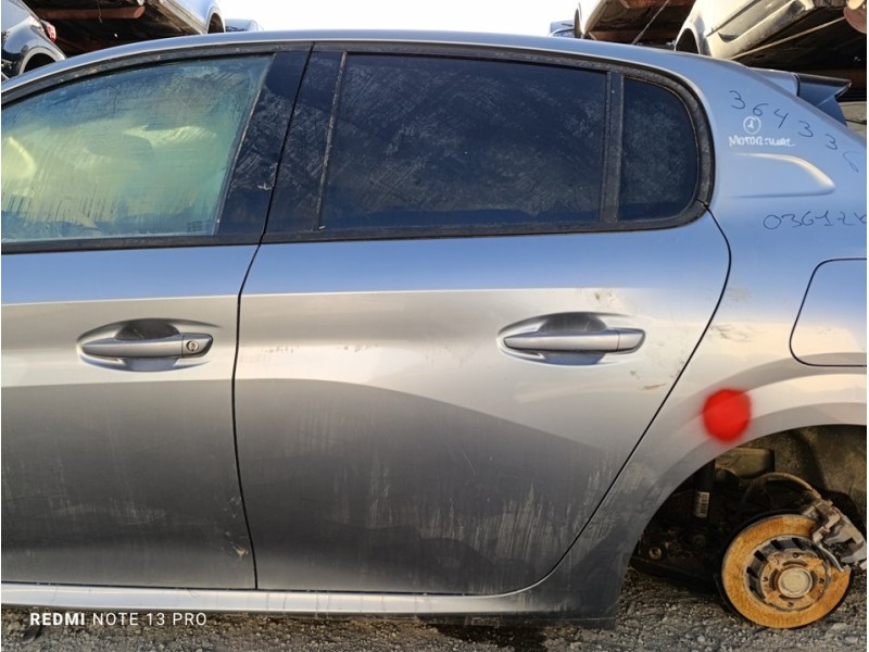 Recambio de puerta trasera izquierda para peugeot 208 (p2) allure referencia OEM IAM 9827577980  
