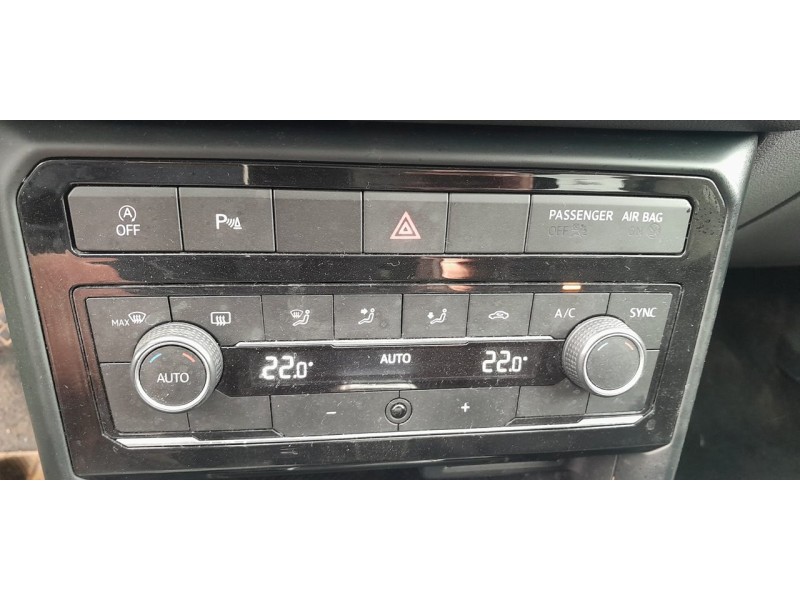 Recambio de mando climatizador para volkswagen t-cross advance referencia OEM IAM 2G0907044R  