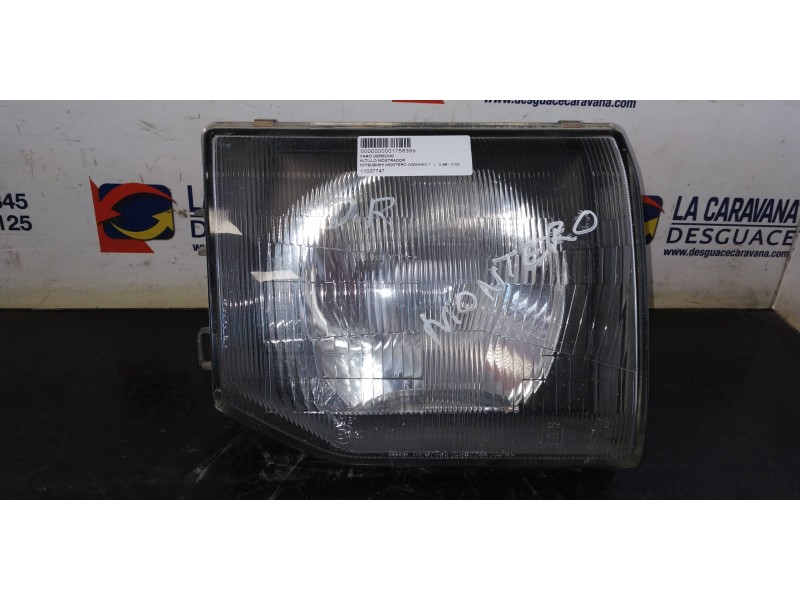 Recambio de faro derecho para mitsubishi montero (v20/v40) referencia OEM IAM 11037747  